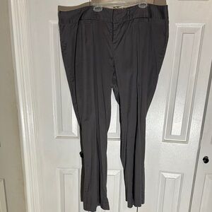 Maurices Gray Trousers Classic Straight-Leg